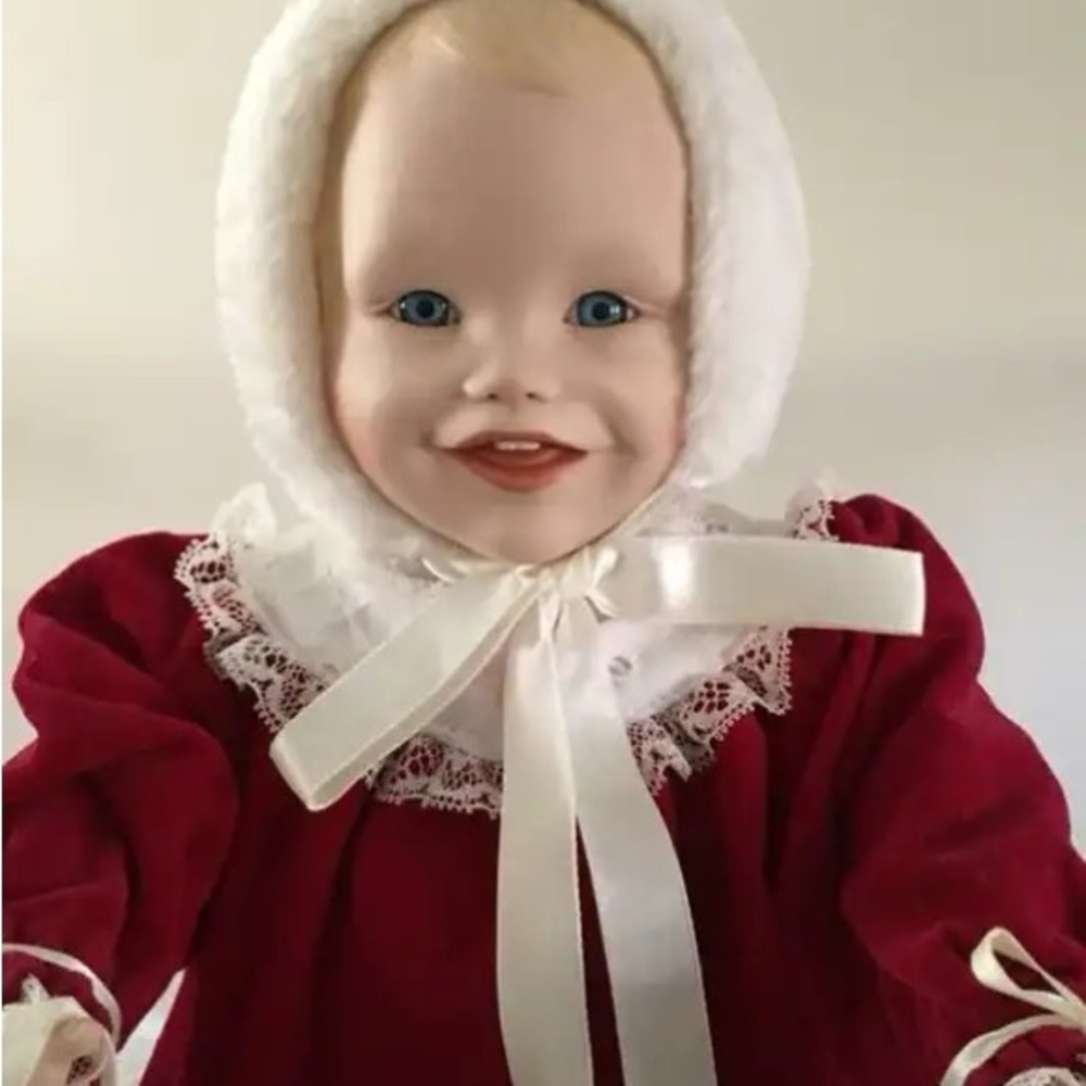Classic Red and White Baby Doll